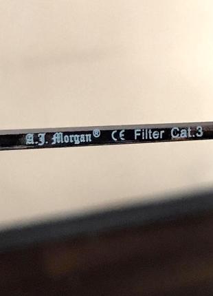 Morgan солнцезащитные восьмигранные очки с голубыми стеклами.