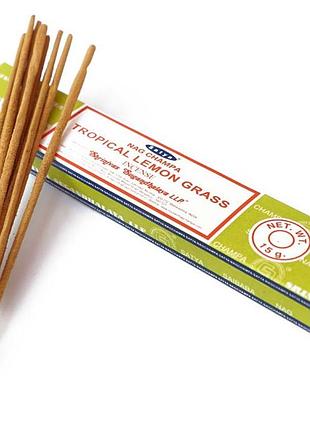Satya tropical lemon grass тропічний лимонник 15 грамів bm