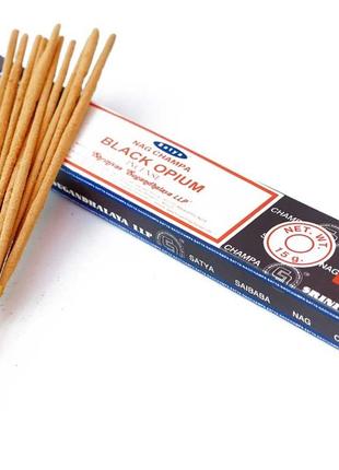 Satya black opium чорний spine 15 грам bm