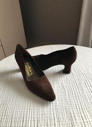 Туфлі лодочки люкс salvatore ferragamo італія