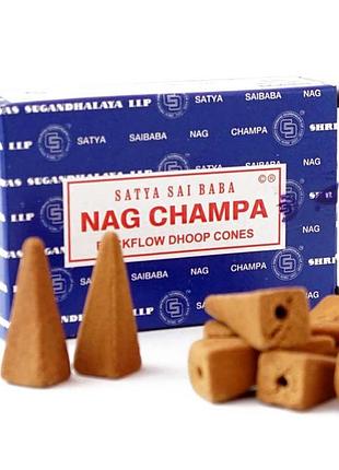 Satya back flow cones nag champa наг чампа bm