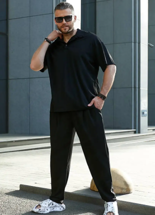 Костюм 2-ка мужской (штаны+футболка) вискоза трикотаж 46-48,50-52,54-56 razg802-41851tве