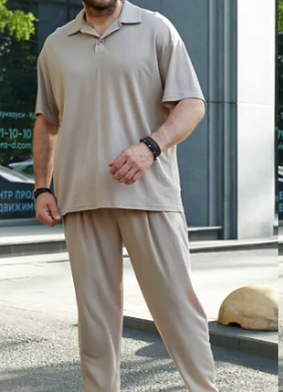 Костюм 2-ка мужской (штаны+футболка) вискоза трикотаж 46-48,50-52,54-56 razg802-41851tве