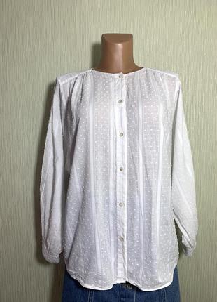 Massimo dutti бавовняна блуза, сорочка оверсайз1 фото