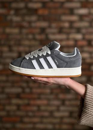 Кроссовки adidas campus grey white