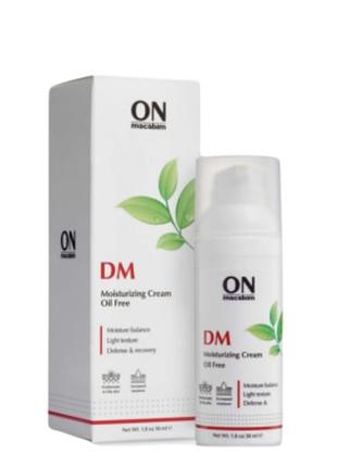 Зволожуючий крем для жирної шкіри обличчя з spf 15 dm moisturizing cream oil free spf 15 onmacabim, 50 мл