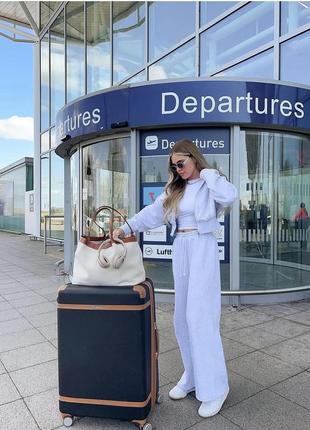 Костюм zara укороченное худи s m 36 38 на флисе