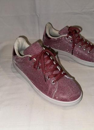 Кроссовки гламурные р.37.5 38 (25.00см)