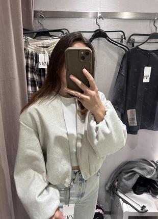 Бомбер zara