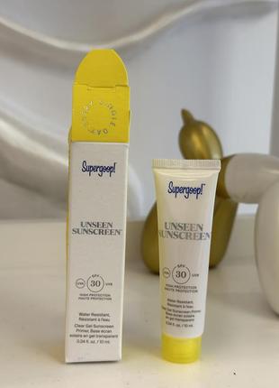 Сонцезахисний крем supergop! unseen sunscreen spf 30