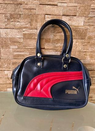 Винтажная сумка бренда puma