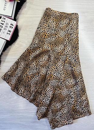 Юбка леопард