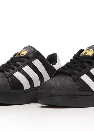 Кеди adidas superstar xlg black6 фото