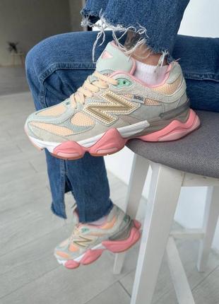 Кроссовки new balance 9060 baby shower blue