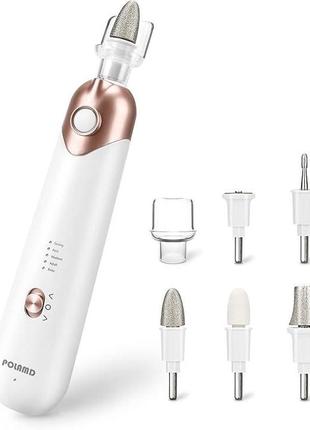 Акумуляторний набір для манікюру та педикюру polamd, акумуляторна електрична пилка для нігтів, 5-швидкіс