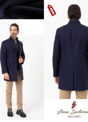 Linea sartoriale milano шерстяне чоловіче пальто люкс