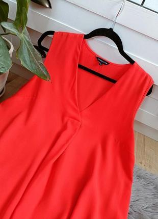 Яркая красная блуза от peacocks, размер xl3 фото