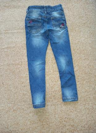 Фирменные джинсы-узкачи рост 104см2 фото