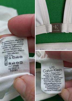 Эластичный топ бра с застёжкой на шее calvin klein.  винтаж3 фото