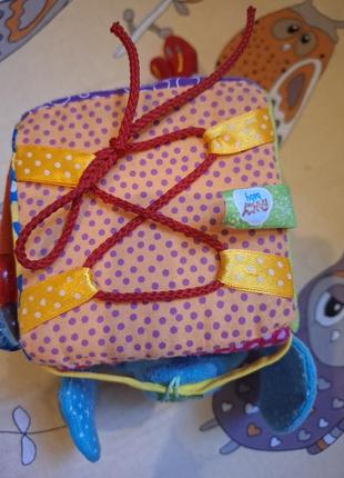 Развивающая игрушка кубик мягконабивной fancy baby