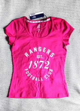 Нова рожева футболка, бавовна, тягнеться, розмір 421 фото