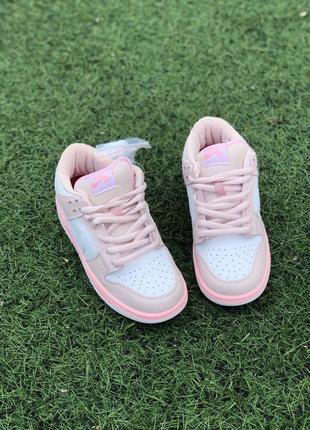 Жіночі кросівки nike sb dunk pink bird