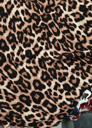 Женская юбка макси леопардовая7 фото