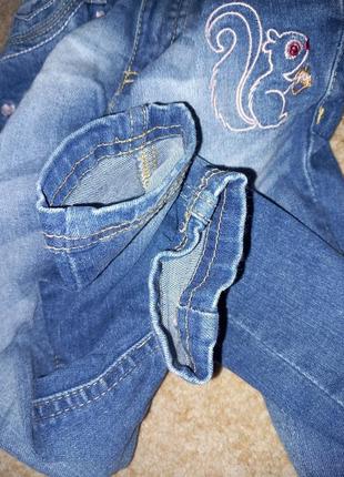 Фирменные джинсы-узкачи рост 104см4 фото