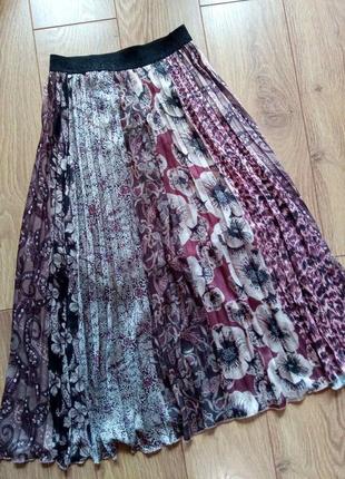 Юбка плиссе на резинке италия