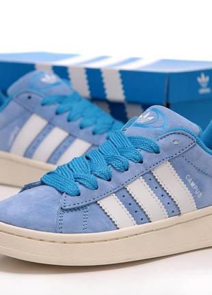 New 🔥 кросівки adidas campus blue2 фото