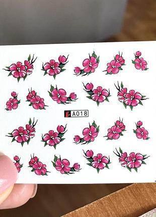 Водная наклейка-слайдер для маникюра