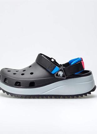 Crocs classic hiker clog black чоловічі жіночі сабо крокс крокси (р.36-45)