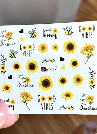 Водна наклейка-слайдер для манікюру