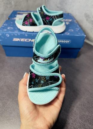 Детские сандалии skechers c-flex sandal - star zoom4 фото