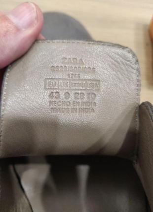 Акция 🎁 стильные кожаные туфли монки zara man серого цвета clarks geox3 фото