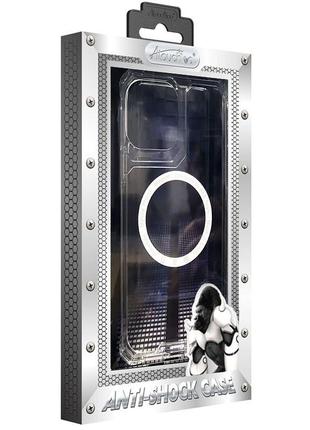 Чохол tpu gorilla with magsafe для apple iphone 14 (6.1") clear 4
