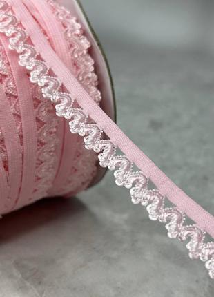 Резинка обробна для пошиття нижньої білизни 17 мм - рожева