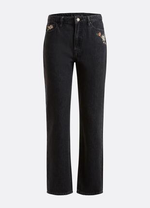 Жіночі джинси guess з вишивкою5 фото