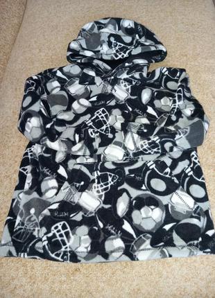 Фирменная флисовая кофта 4-5лет