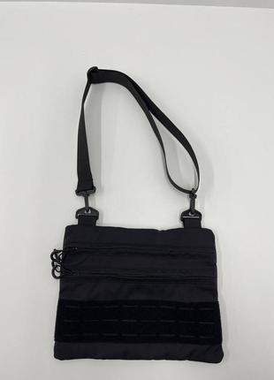 Сумка через плече з велкро середня 30х24 см койот