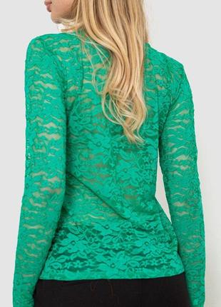 Гольф женский нарядный, цвет зеленый, 186r3064 фото