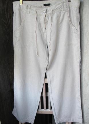 Легкие льняные брюки m&co1 фото