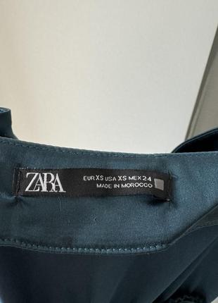 Вишукана атласна сукня zara8 фото