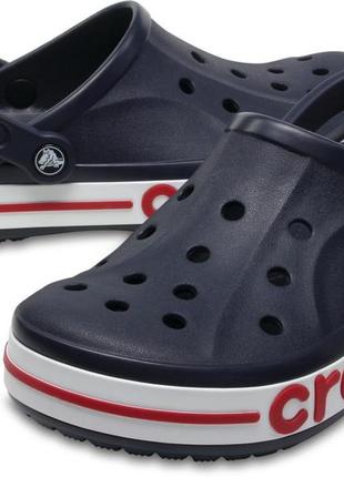 Сабо crocs bayaband clog navy pepper сабо мужские крокс темно-синие.5 фото