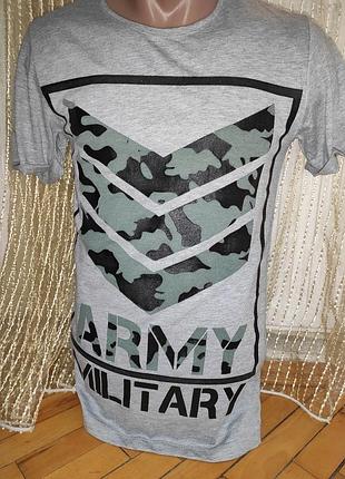 Стильна фірмова футболка  army military.henry cooper . унісекс .xs-s