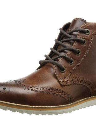 Кожаные ботинки crevo boardwalk chestnut leather размер 9 us/ 42 eu