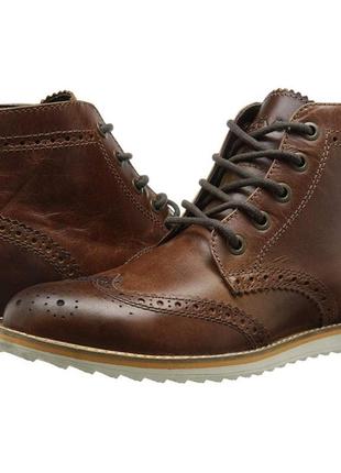 Кожаные ботинки crevo boardwalk chestnut leather размер 9 us/ 42 eu2 фото