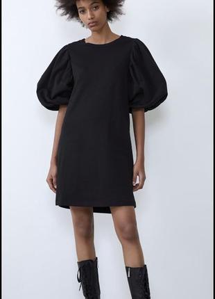Трикотажное платье zara