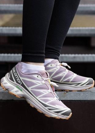 Кроссовки salomon s lab xt-6 pink beige