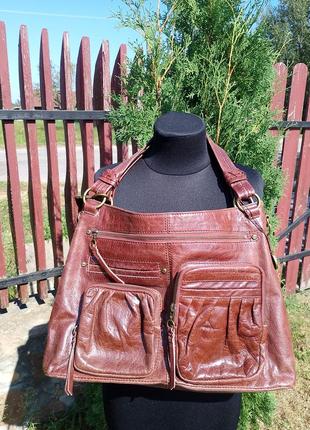 Кожаная сумка the sak